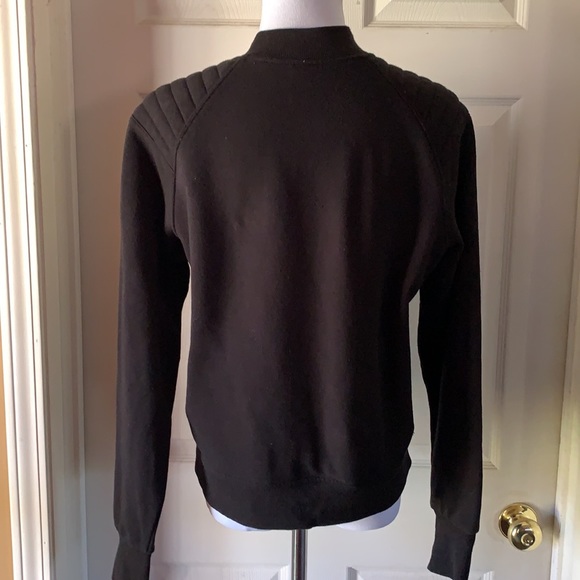 Athletic black thin sweat jacket - Picture 3 of 3